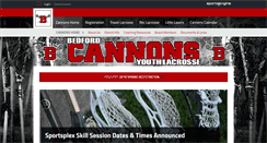 Desktop Screenshot of bedfordcannons.org